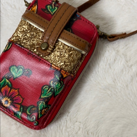 Sakroots Artist Circle Ruby True Love Crossbody - Picture 4 of 16
